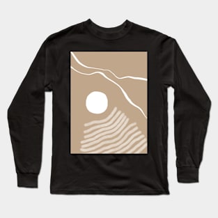 Abstract desert sun Long Sleeve T-Shirt